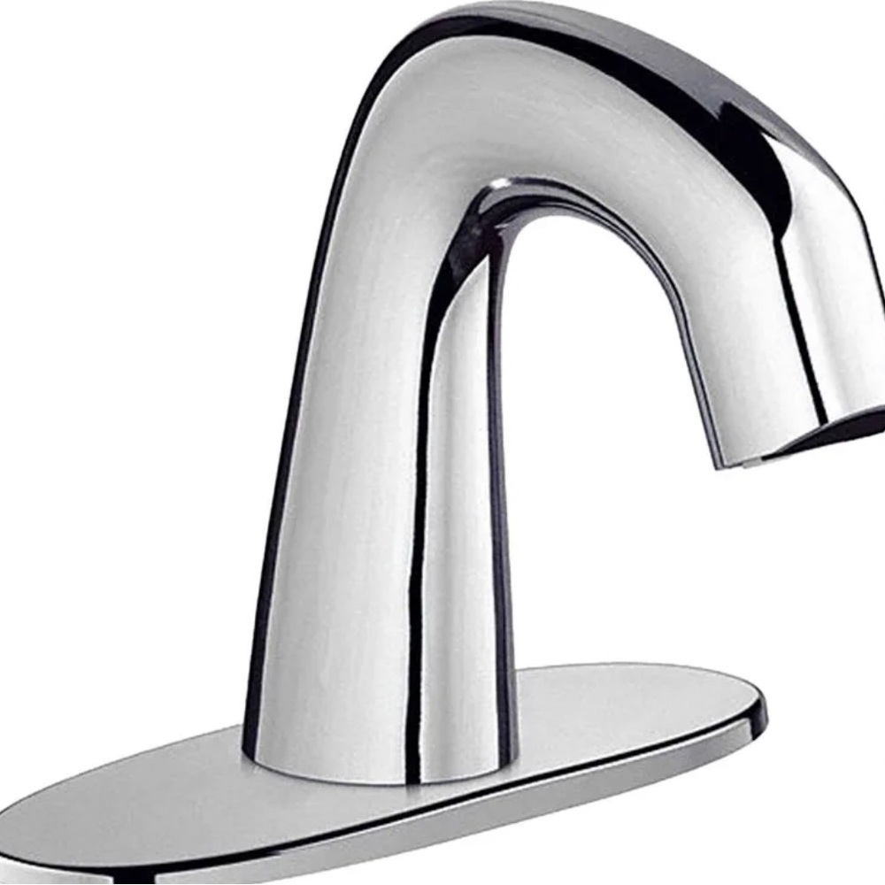 Chicago Faucets EQ-A12A-13ABCP EQ Curved Series Lavatory Sink Faucet Hands Free
